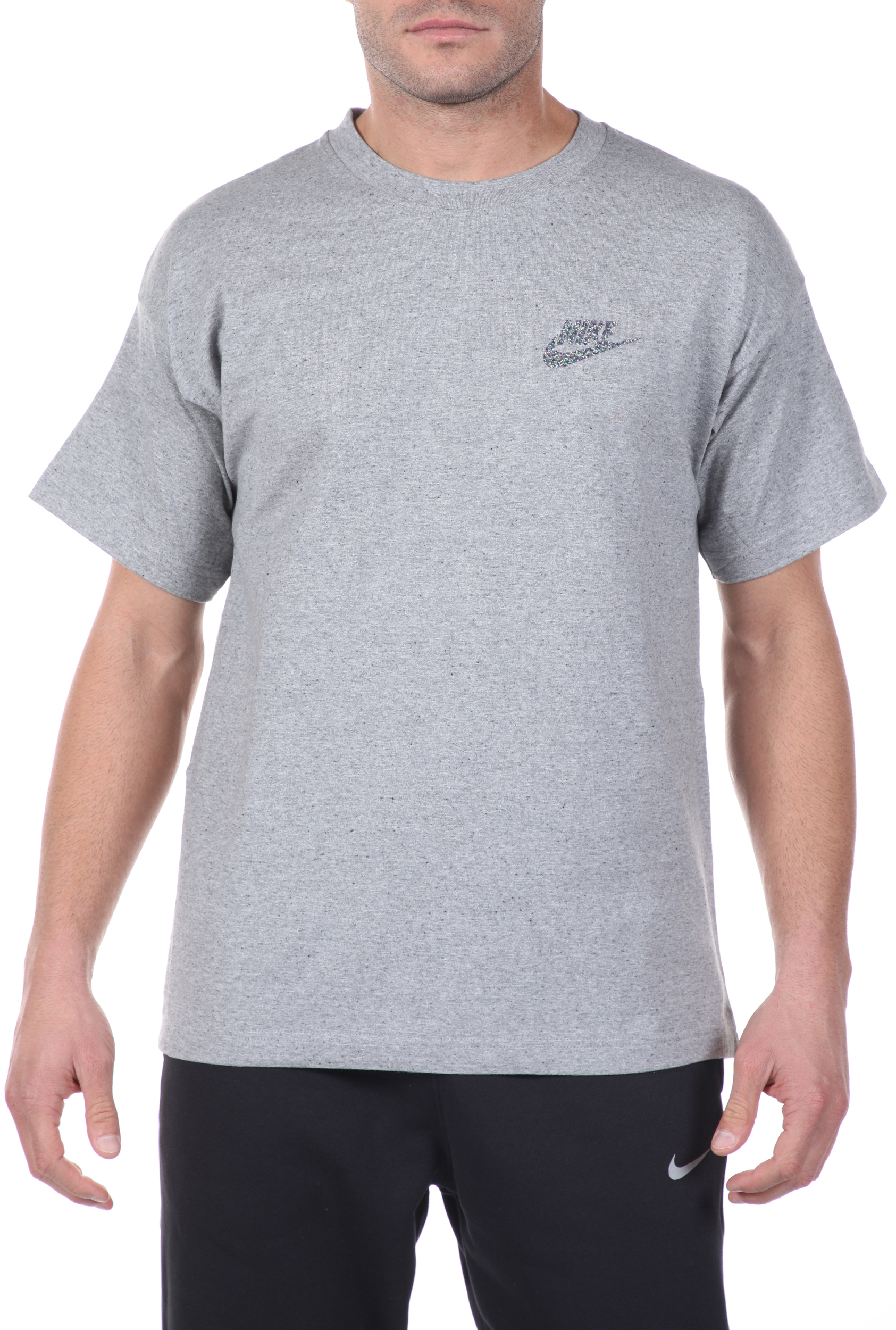 Ανδρικά/Ρούχα/Αθλητικά/T-shirt NIKE - Ανδρικό t-shirt NIKE NSW SS TOP JSY γκρι
