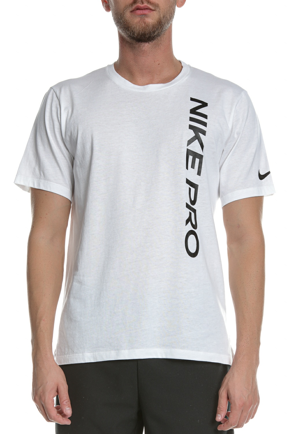 Ανδρικά/Ρούχα/Αθλητικά/T-shirt NIKE - Ανδρική μπλούζα NIKE NP SS TOP NPC BURNOUT λευκή