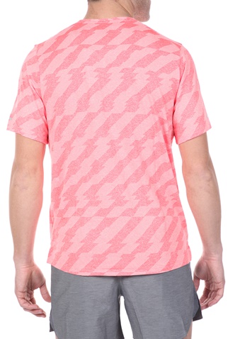 NIKE-Ανδρική μπλούζα NIKE DF MILER SS FF JAC ροζ