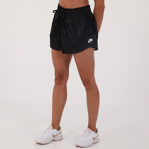 NIKE-Γυναικείο αθλητικό σορτς NIKE CU5520 W NSW AIR SHORT SHEEN μαύρο