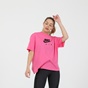 NIKE-Γυναικείο t-shirt NIKE NSW AIR TOP SS BF φούξια