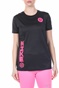NIKE-Γυναικείο t-shirt NIKE DRY TEE LEG ICON CLASH μαύρο ροζ