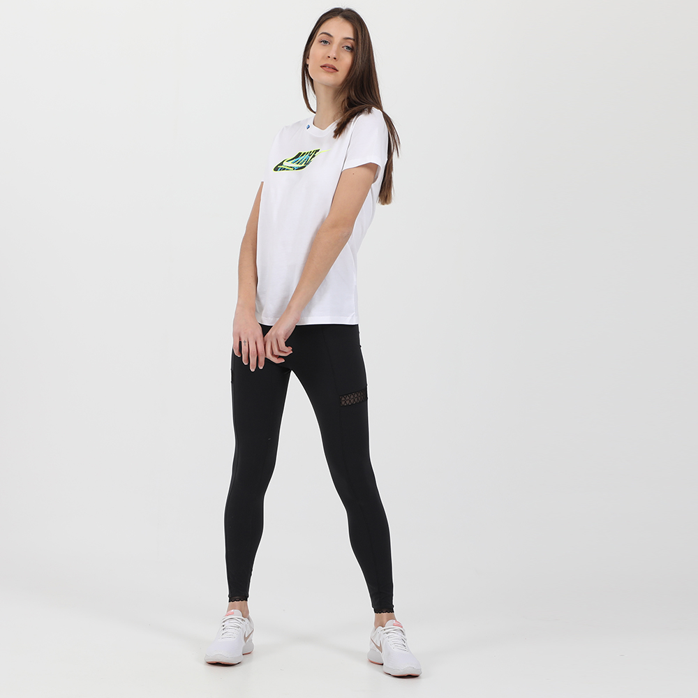 Γυναικεία/Ρούχα/Αθλητικά/T-shirt-Τοπ NIKE - Γυναικείο t-shirt NIKE CV9164 W NSW TEE WORLDWIDE 1 λευκό
