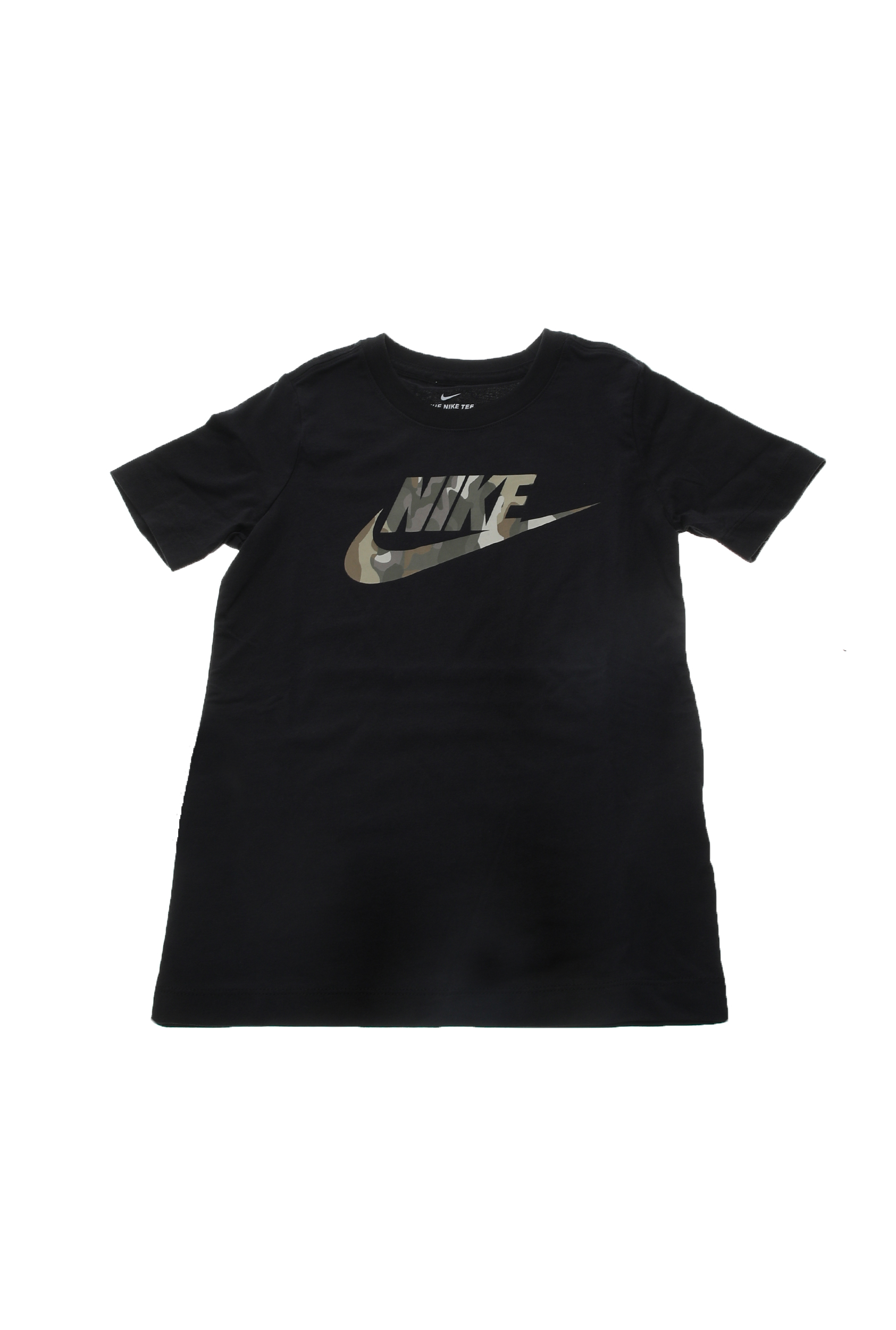 Παιδικά/Boys/Ρούχα/Αθλητικά NIKE - Παιδική κοντομάνικη μπλούζα NIKE TEE FUTURA CAMO μαύρη