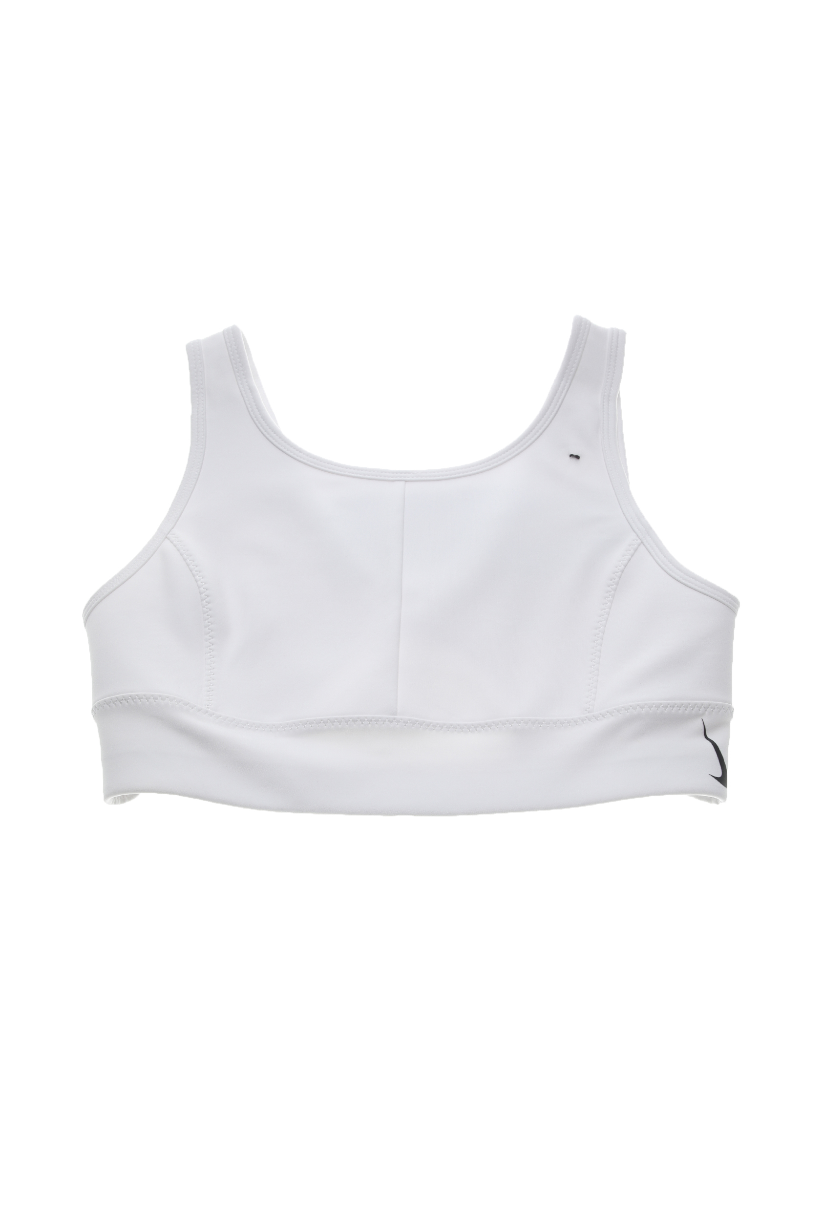 Παιδικά/Girls/Ρούχα/Αθλητικά NIKE - Παιδικό μπουστάκι NIKE SWOOSH LUXE BRA λευκό