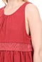 LA DOLLS-Γυναικεία αμάνικη μπλούζα LA DOLLS LOTUS κόκκινη