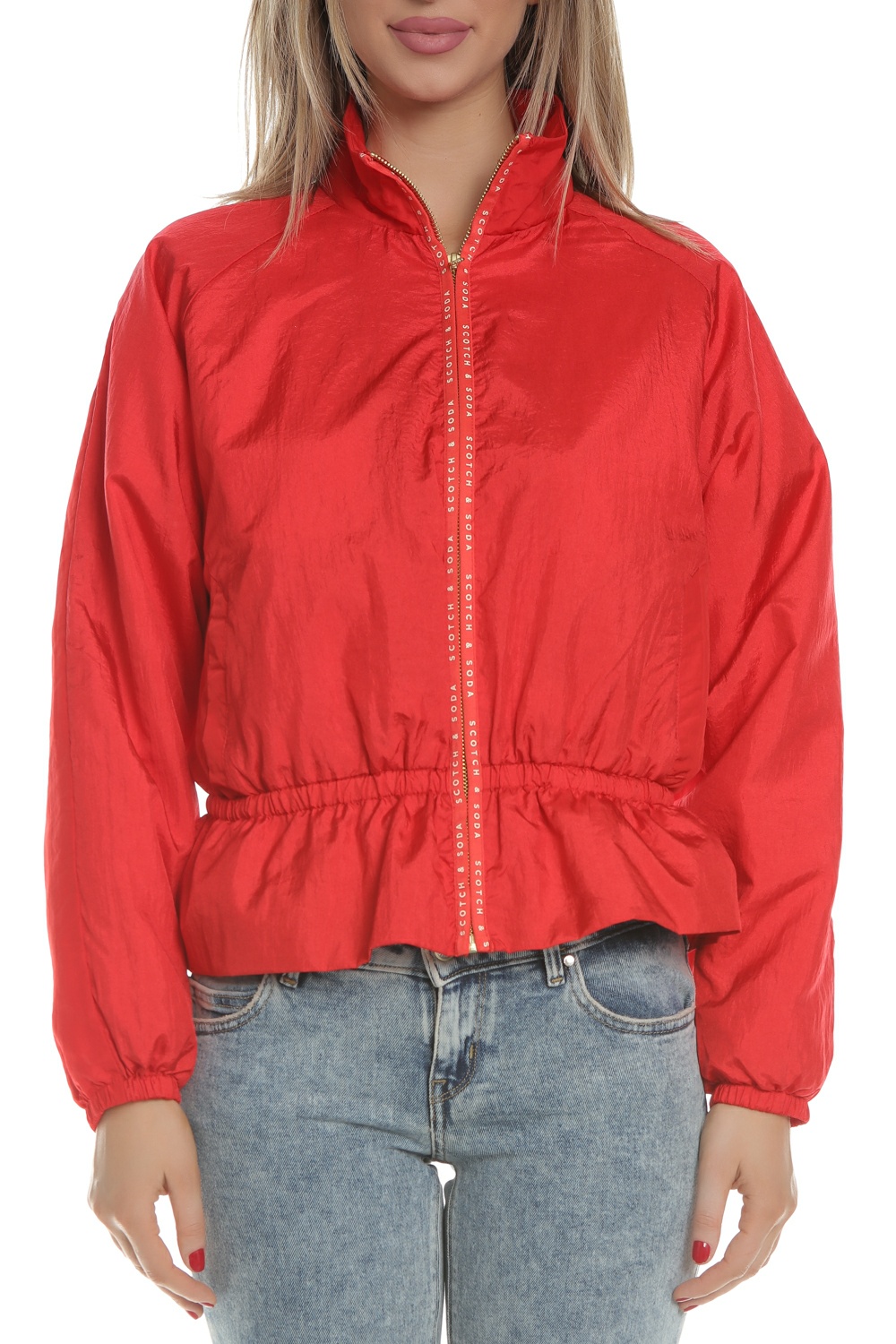 Γυναικεία/Ρούχα/Πανωφόρια/Τζάκετς SCOTCH & SODA - Γυναικείο jacket SCOTCH & SODA κόκκινο