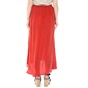 AMERICAN VINTAGE-Γυναικεία μακριά φούστα AMERICAN VINTAGE κόκκινη