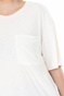 SUPERDRY-Γυναικείο t-shirt SUPERDRY D2 CANYON ESSENTIAL εκρού