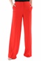NENETTE-Γυναικεία παντελόνα NENETTE PANT PALAZZO TECNICO FLUIDO κόκκινη