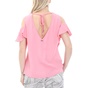 NENETTE-Γυναικεία μπλούζα NENETTE FABIOLA BLUSA SPALLE SCOPERTE CDC VISC ροζ