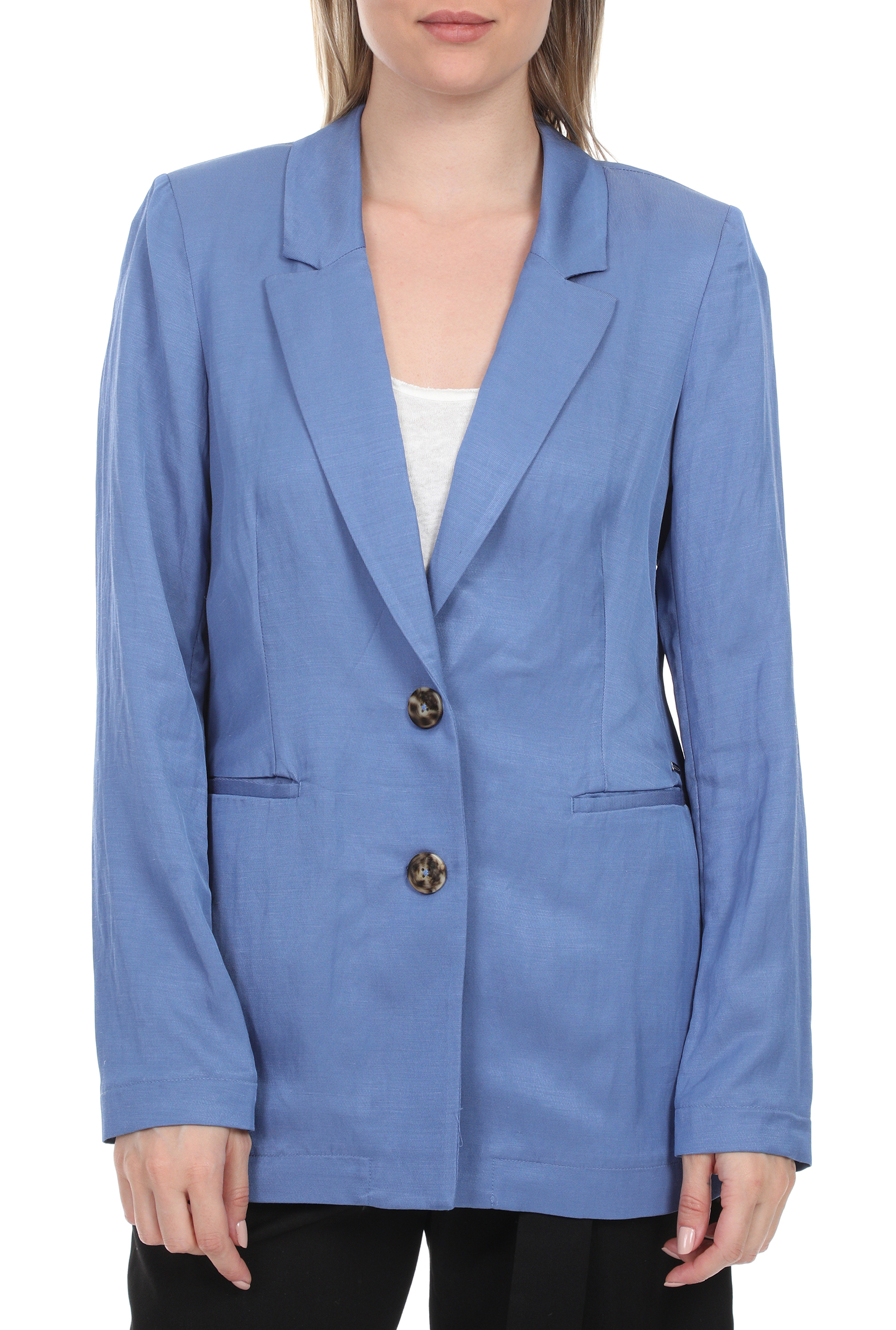 Γυναικεία/Ρούχα/Πανωφόρια/Σακάκια SCOTCH & SODA - Γυναικείο σακάκι blazer SCOTCH & SODA μπλε