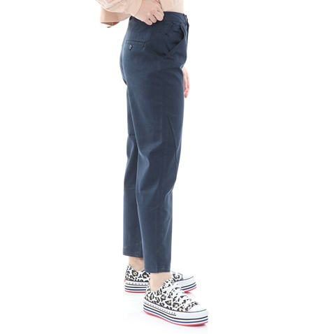 REIKO-Γυναικείο παντελόνι cropped REIKO SANDY HIGH μπλε
