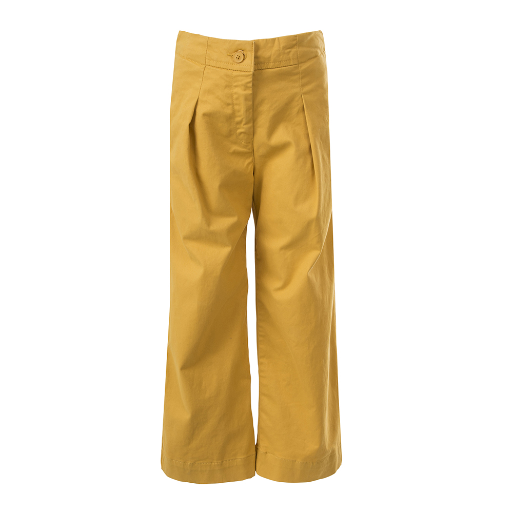 Παιδικά/Girls/Ρούχα/Παντελόνια FUNKY BUDDHA - Παιδικό παντελόνι FUNKY BUDDHA κίτρινο