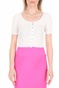 FREE PEOPLE COLLECTION-Γυναικείο τοπ FREE PEOPLE LITTLE CUTIE εκρού