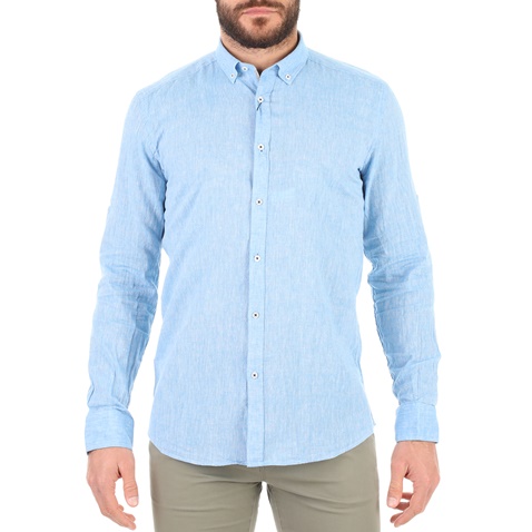 DORS-Ανδρικό πουκάμισο DORS γαλάζιο