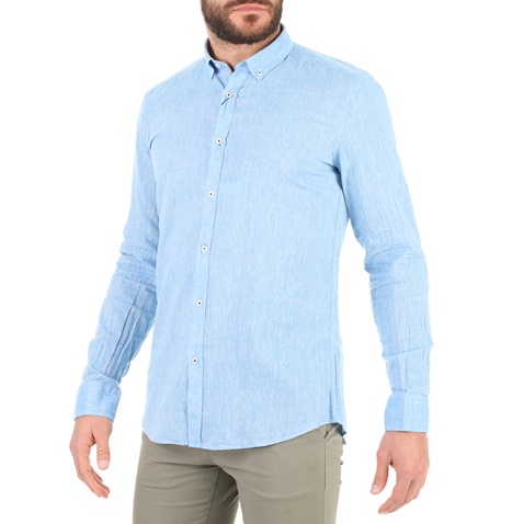 DORS-Ανδρικό πουκάμισο DORS γαλάζιο