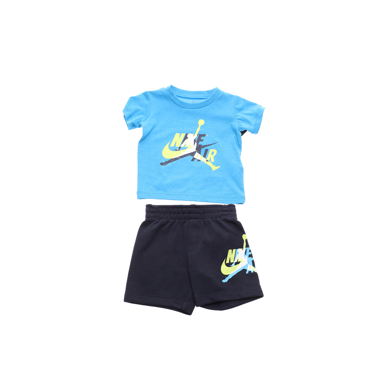 Παιδικά/Baby/Ρούχα/Σετ NIKE - Βρεφικό σετ μπλούζα σορτς JUMPMAN CLASSIC SET μπλε