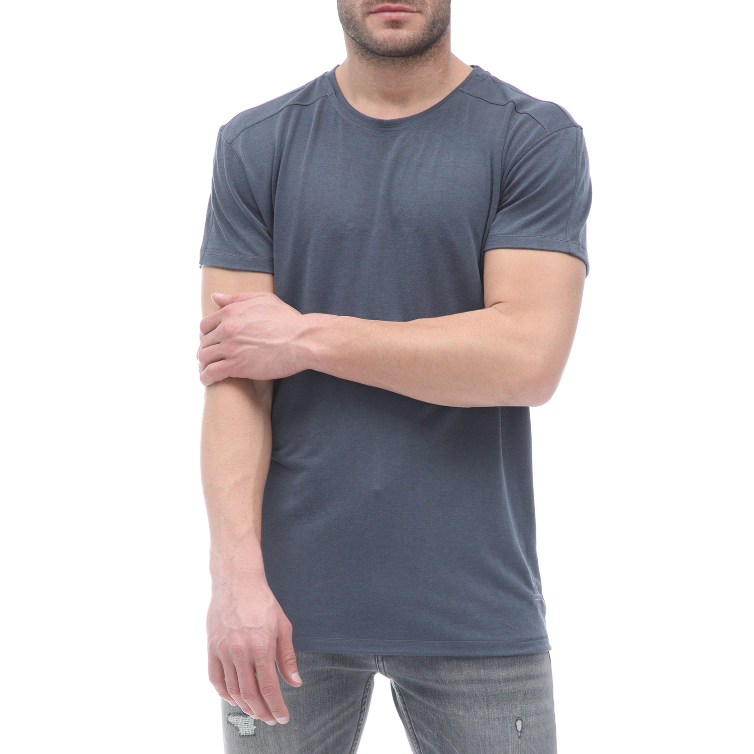 Ανδρικά/Ρούχα/Μπλούζες/Κοντομάνικες UNIFORM - Ανδρικό t-shirt UNIFORM γκρι