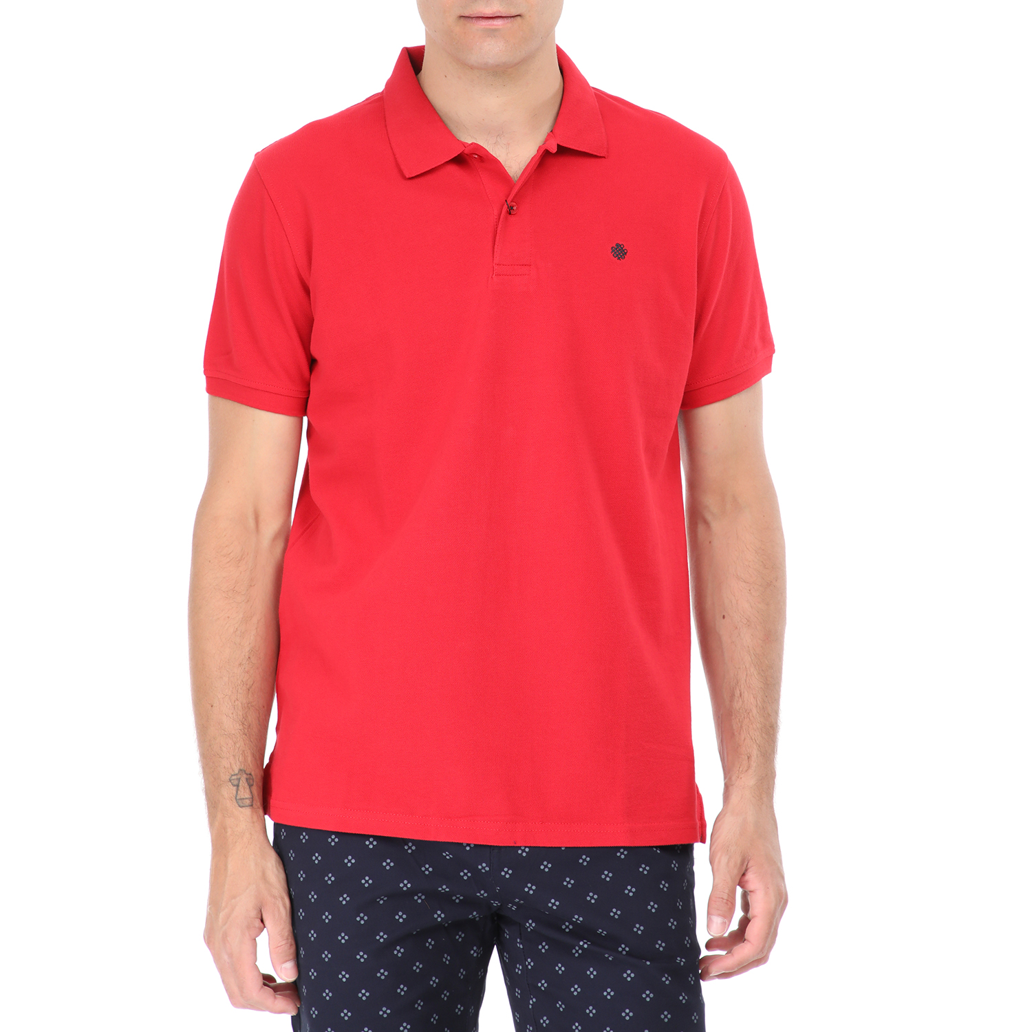 Ανδρικά/Ρούχα/Μπλούζες/Πόλο DORS - Ανδρική polo μπλούζα DORS κόκκινη