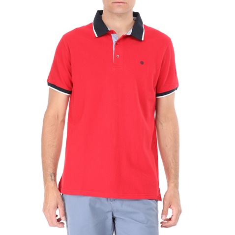 DORS-Ανδρική polo μπλούζα DORS κόκκινη