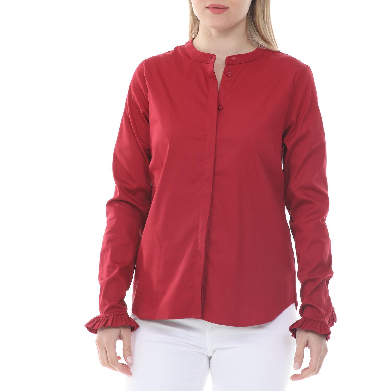 MOS MOSH Γυναικείο πουκάμισο MOS MOSH Mattie Shirt κόκκινο