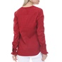 MOS MOSH-Γυναικείο πουκάμισο MOS MOSH Mattie Shirt κόκκινο