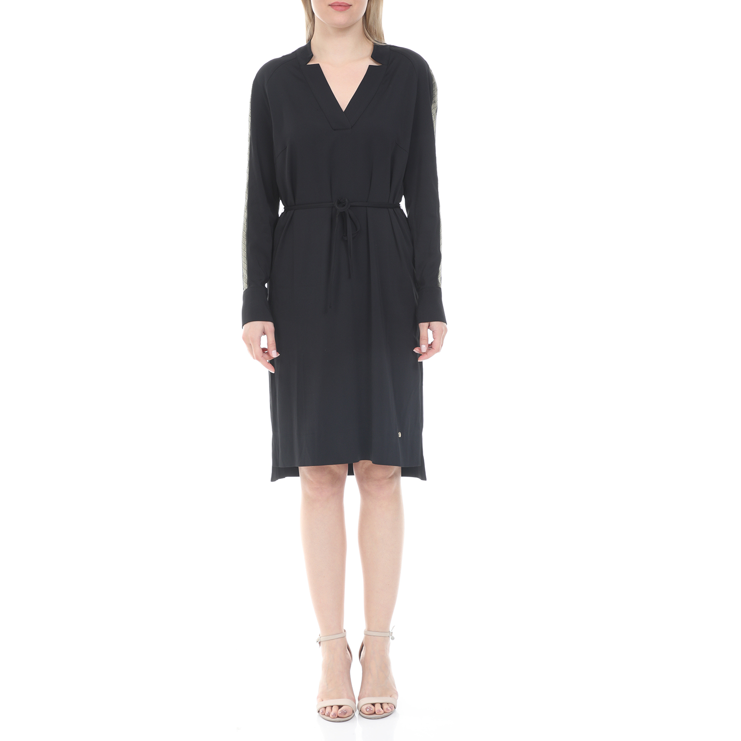 Γυναικεία/Ρούχα/Φορέματα/Μίνι MOS MOSH - Γυναικείο mini φόρεμα MOS MOSH Lipa μαύρο ασημί