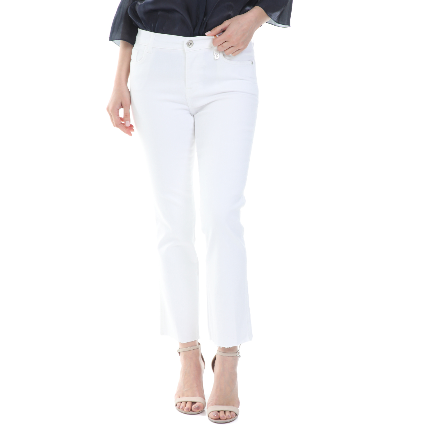 Γυναικεία/Ρούχα/Τζίν/Skinny MOS MOSH - Γυναικείο jean παντελόνι MOS MOSH Ashley λευκό