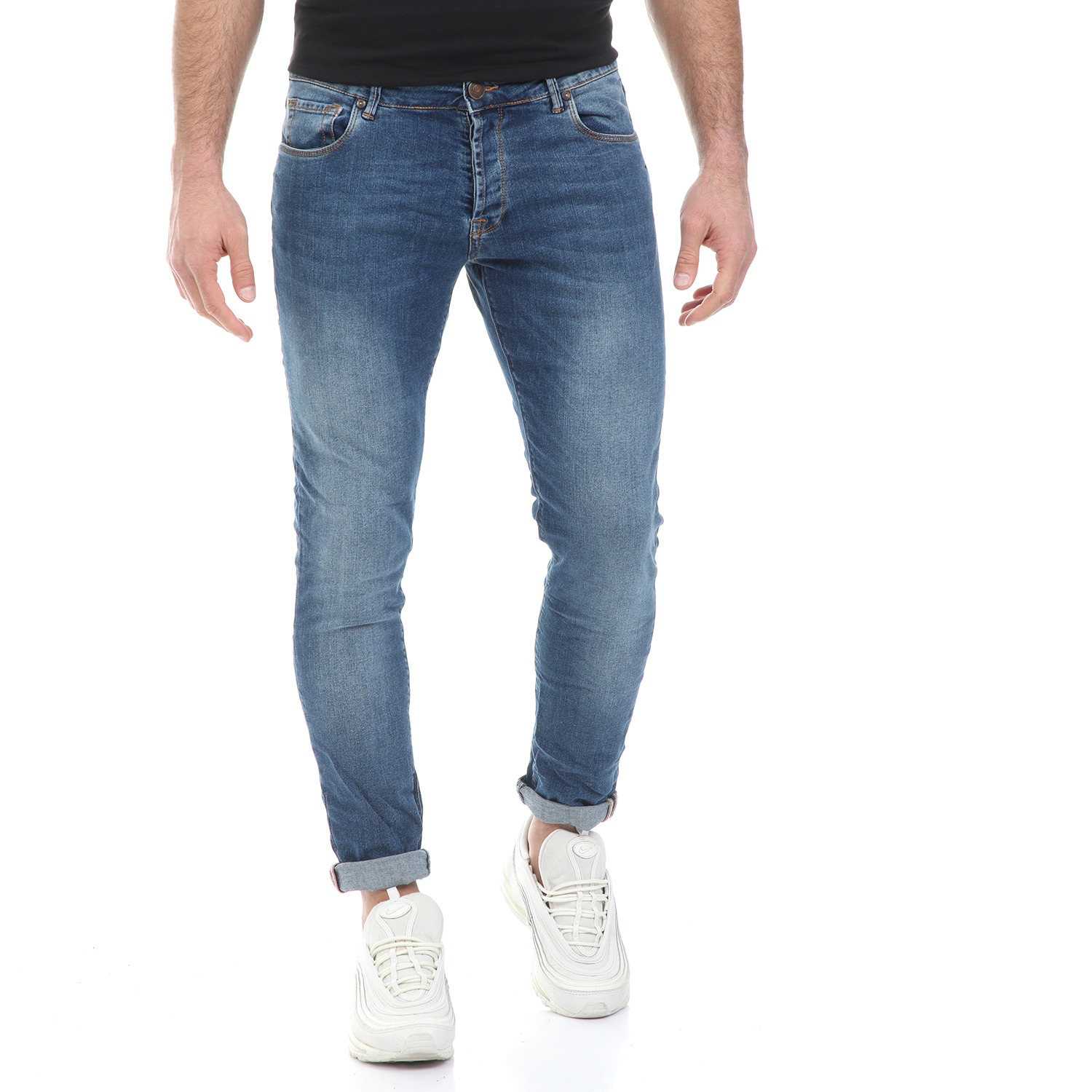 Ανδρικά/Ρούχα/Τζίν/Skinny WHY NOT - Ανδρικό jean παντελόνι WHY NOT SAN DIEGO LIGHT μπλε