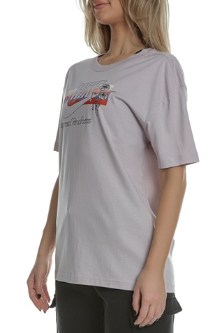 NIKE-Γυναικείο t-shirt NIKE NSW TEE SS COLLAGE μοβ