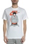 NIKE-Ανδρικό t-shirt NIKE NSW TEE AIR MANGA FUTURA MAN λευκό