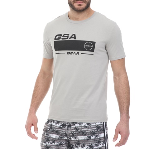 GSA-Ανδρικό t-shirt GSA ORGANIC PLUS γκρι
