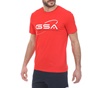 GSA-Ανδρικό t-shirt GSA ORGANIC PLUS SPACE TEE κόκκινη