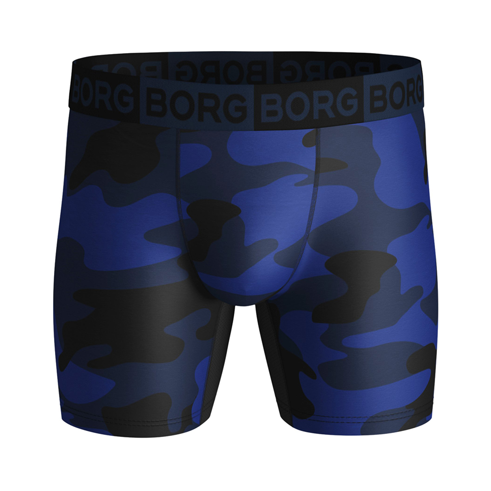 BJORN BORG - Ανδρικό εσώρουχο boxer BJORN BORG μαύρο μπλε