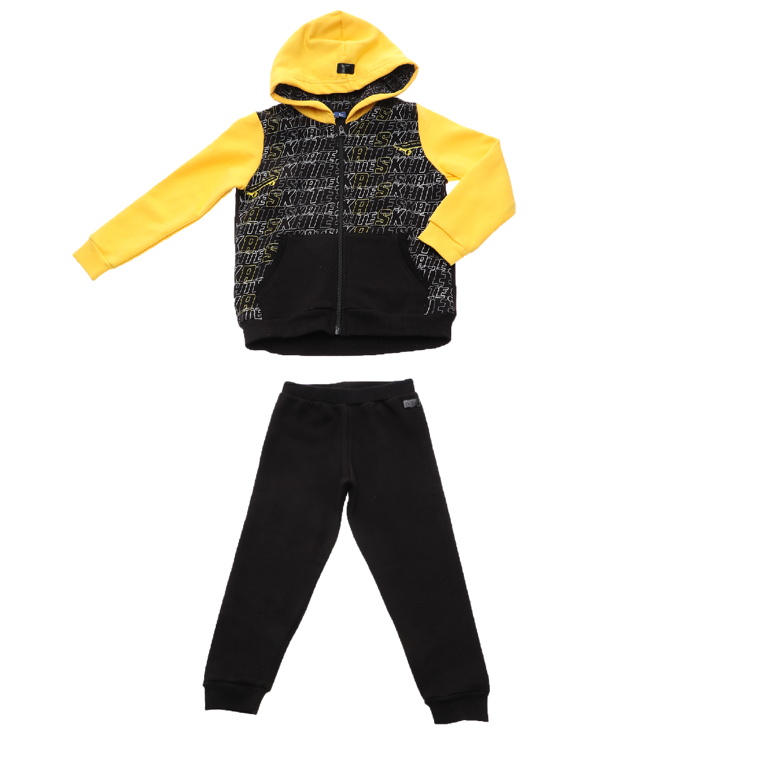 Παιδικά/Boys/Ρούχα/Σετ BODYTALK - Παιδικό σετ φόρμας BODYTALK κίτρινο μαύρο
