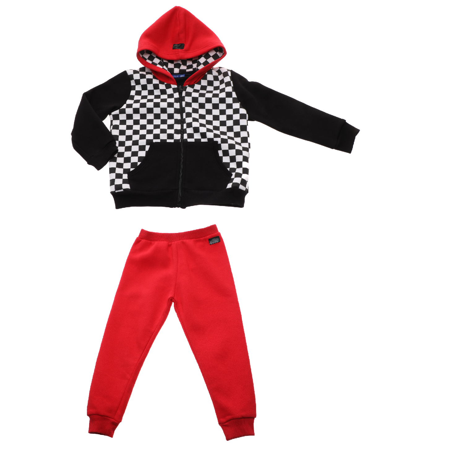 Παιδικά/Boys/Ρούχα/Σετ BODYTALK - Παιδικό σετ φόρμας BODYTALK κόκκινο μαύρο