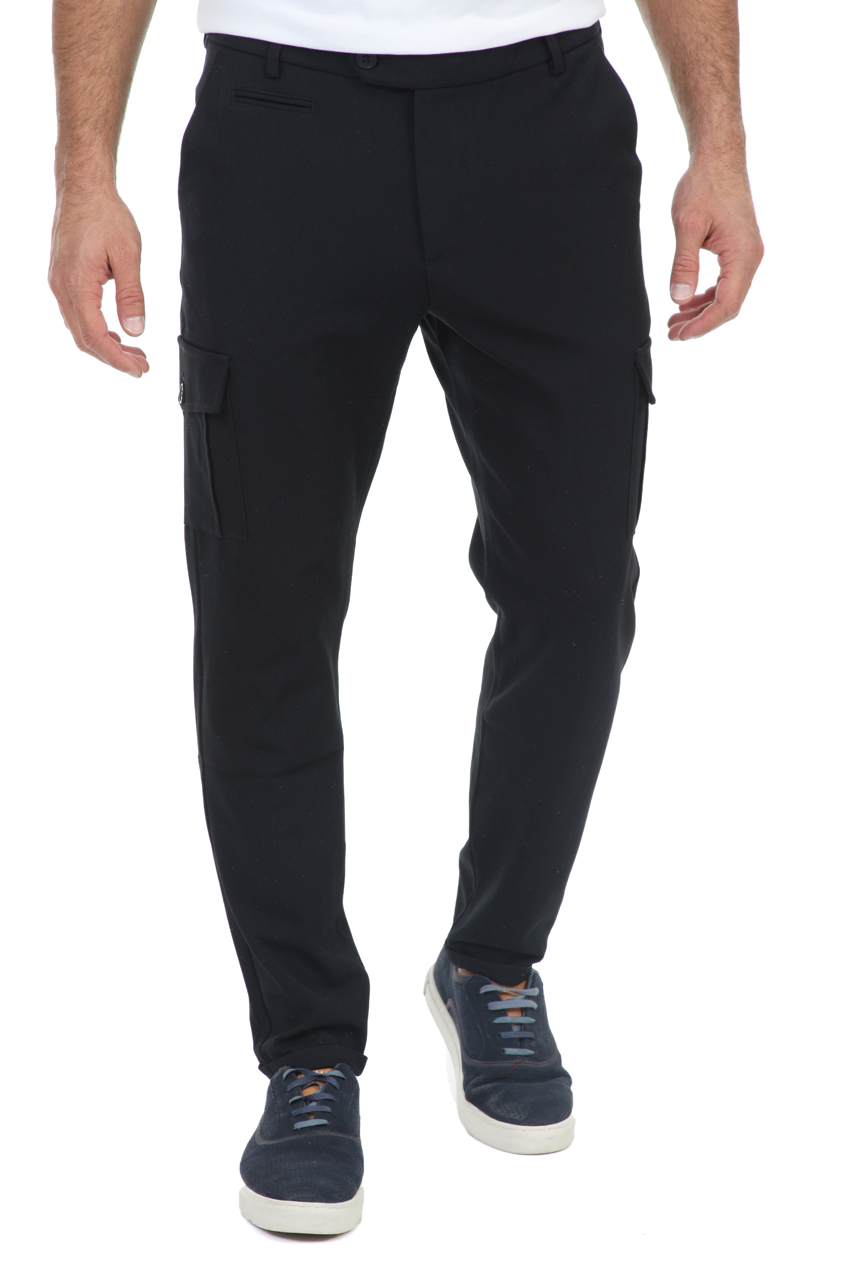 Ανδρικά/Ρούχα/Παντελόνια/Cargo LES DEUX - Ανδρικό παντελόνι LES DEUX Como Cargo μαύρο