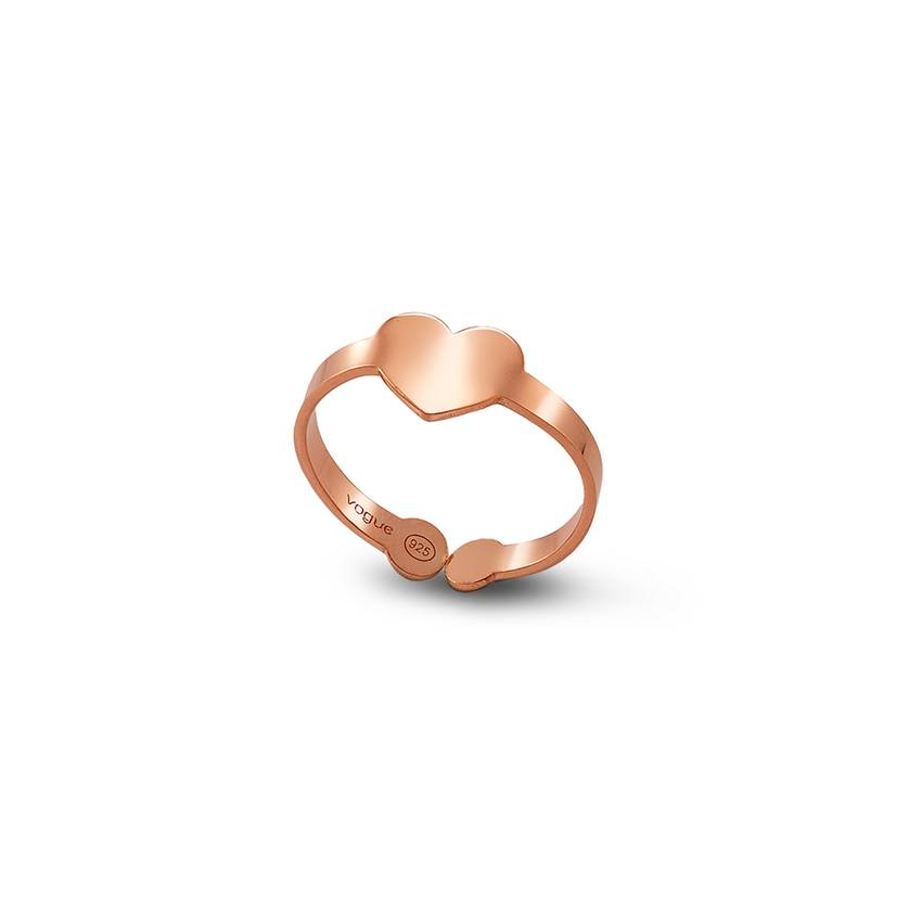 Γυναικεία/Αξεσουάρ/Κοσμήματα/Δαχτυλίδια VOGUE - Γυναικείο ασημένιο δαχτυλίδι VOGUE ροζ χρυσό