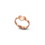 VOGUE-Γυναικείο ασημένιο δαχτυλίδι VOGUE ροζ χρυσό