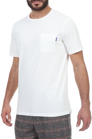 SCOTCH & SODA-Ανδρικό t-shirt SCOTCH & SODA λευκό
