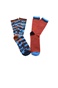 SCOTCH & SODA-Ανδρικές κάλτσες σετ των 2 SCOTCH & SODA κόκκινες μπλε