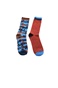 SCOTCH & SODA-Ανδρικές κάλτσες σετ των 2 SCOTCH & SODA κόκκινες μπλε