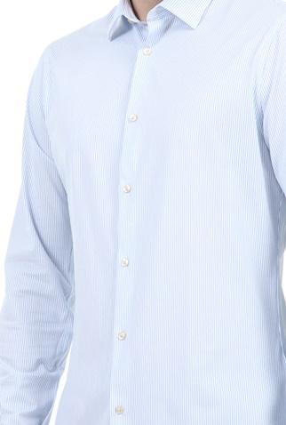 SCOTCH & SODA-Ανδρικό ριγέ πουκάμισο SCOTCH & SODA γαλάζιο