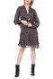 SCOTCH & SODA-Γυναικείο mini φόρεμα SCOTCH & SODA μαύρο φλοράλ