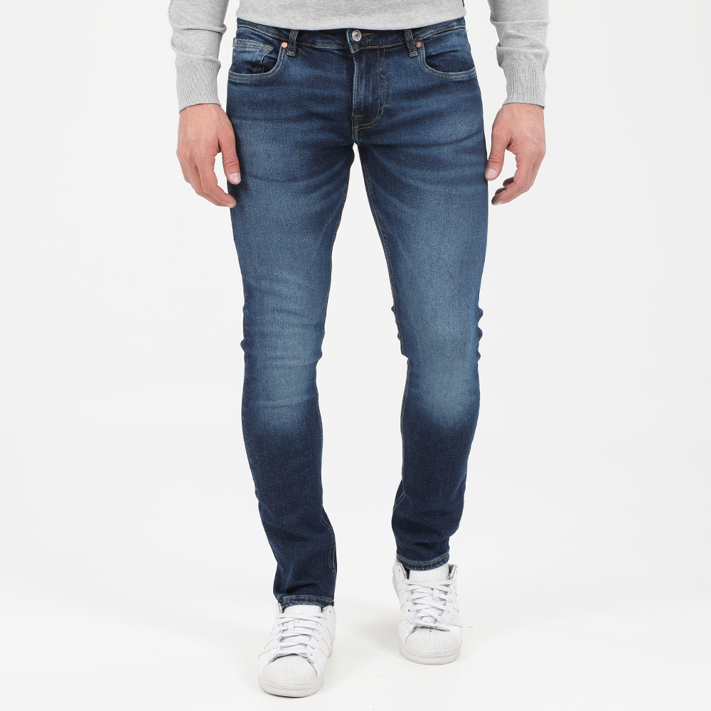 Ανδρικά/Ρούχα/Τζίν/Skinny GUESS - Ανδρικό jean παντελόνι GUESS MIAMI - BLUR SS μπλε