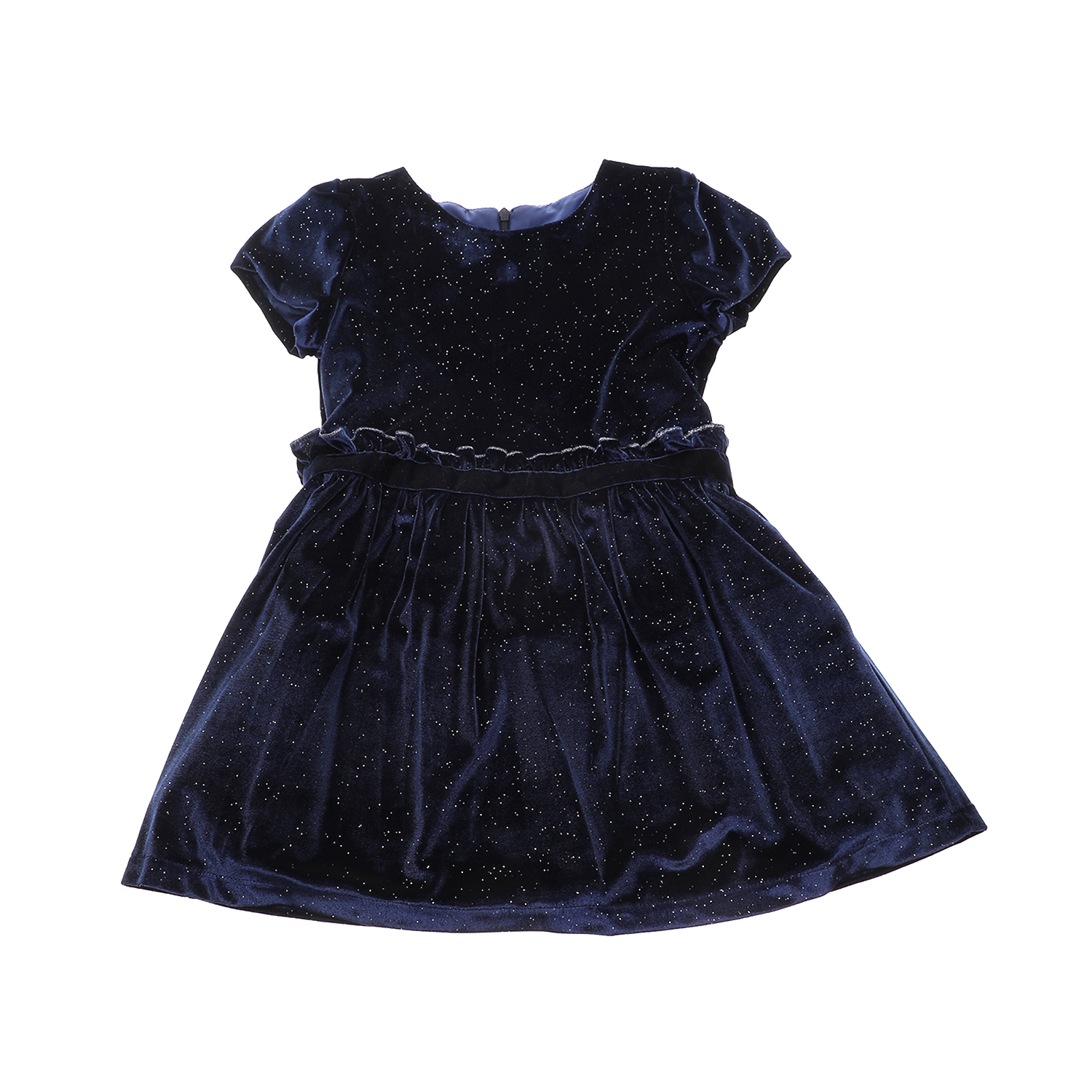 Παιδικά/Girls/Ρούχα/Φορέματα Κοντομάνικα-Αμάνικα SAM 0-13 - Παιδικό φόρεμα SAM 0-13 μπλε ασημί