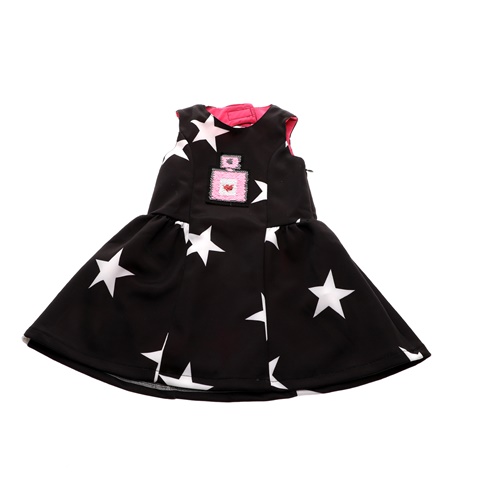 SAM 0-13-Παιδικό φόρεμα SAM 0-13 μαύρο λευκό