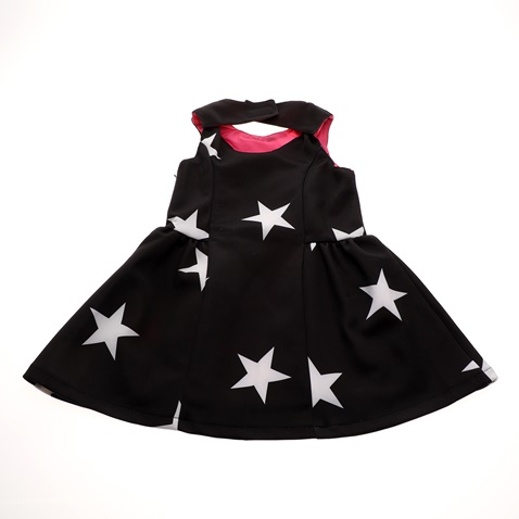 SAM 0-13-Παιδικό φόρεμα SAM 0-13 μαύρο λευκό