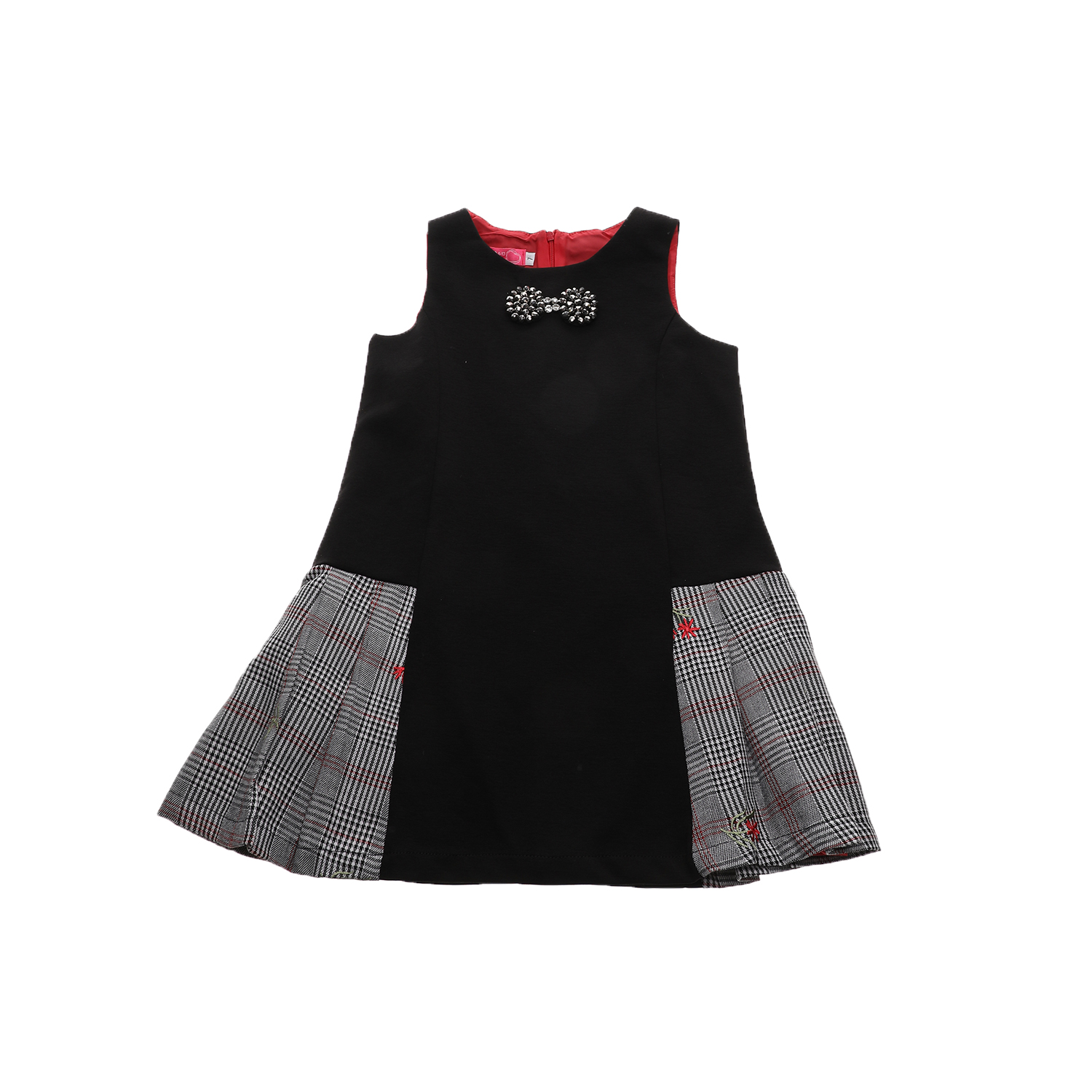 Παιδικά/Girls/Ρούχα/Φορέματα Κοντομάνικα-Αμάνικα SAM 0-13 - Παιδικό φόρεμα SAM 0-13 μαύρο